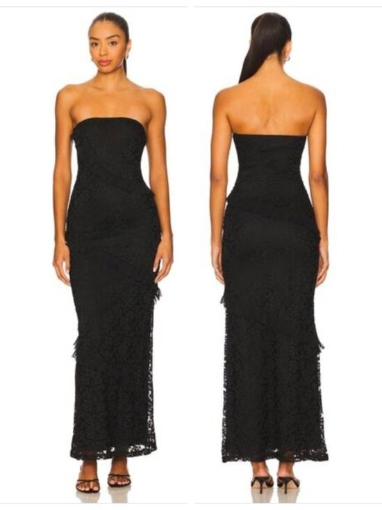 More To Come Dresses & Skirts - BNWT MORE TO COME Xandra Maxi Dress in Black Size XS